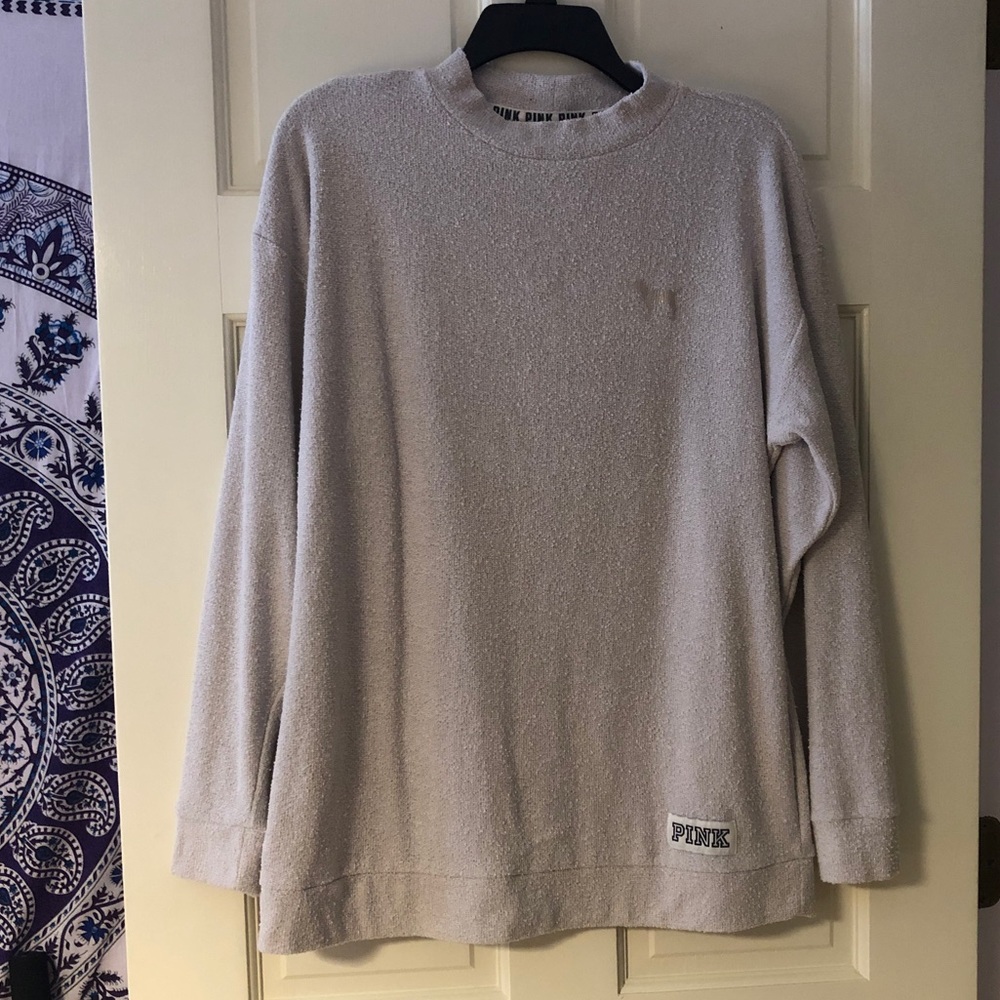 PINK Victoria’s Secret White Turtleneck Sweater